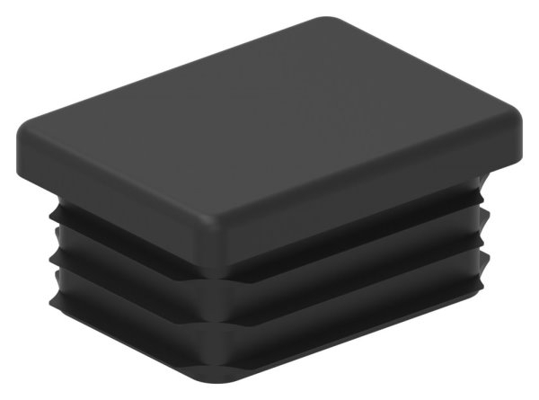 Kunststoffkappe für Rechteckrohr 40x30mm