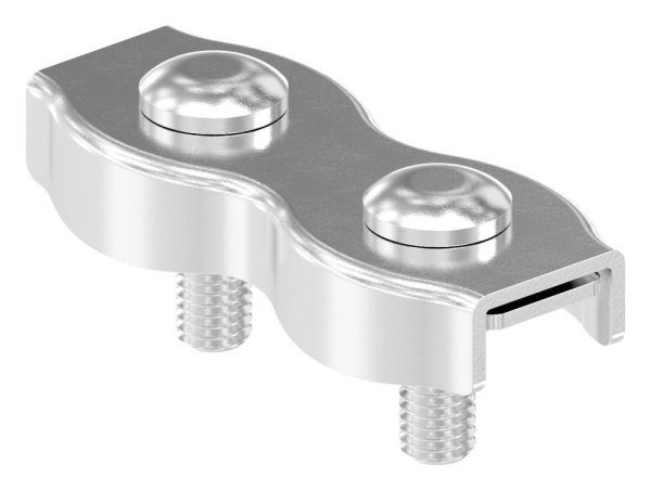 Duplexklemme - fuer Seil Ø 8 mm - V4A-11-2927.1