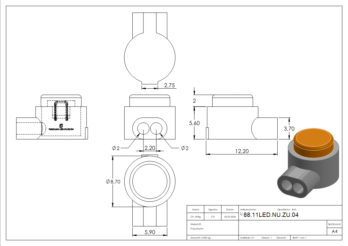 Steckklemme Kunststoff 0-13-0-38 mm² fuer flexible Einzelader-88-11LED-NU-ZU.04