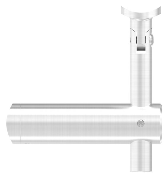 Handlaufhalter mit Gelenk und Halteplatte für Ø 42,4 mm V2A