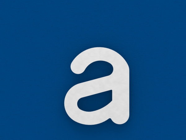 Buchstabe a | groß | Maße: 200 mm x 300 mm | V2A