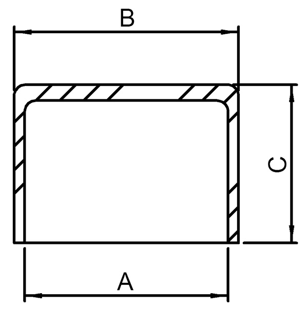 Endkappe V2A fuer Ø 42-4x2-0 mm Rohr Stecksystem-11-3399.4