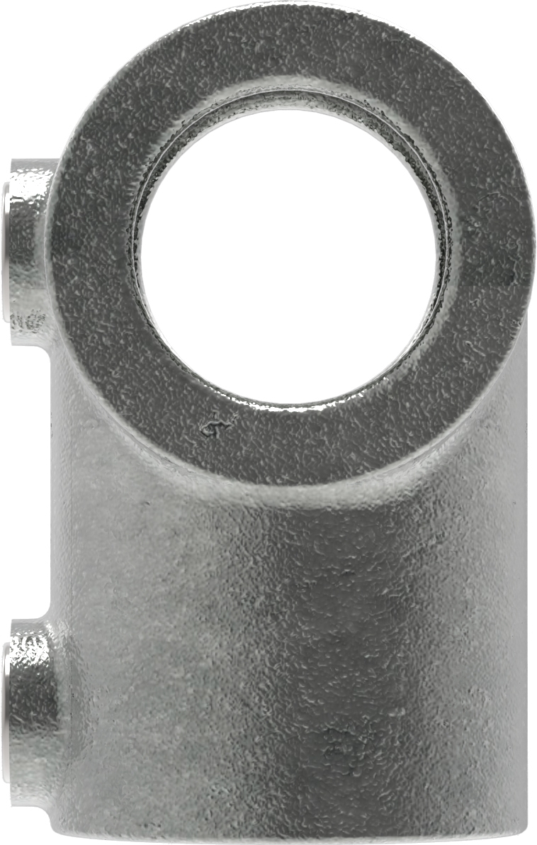 Rohrverbinder T-Stueck kurz Ø 60-3 mm -2- - 48-3 mm -1 1-2- - Temperguss verzinkt - 101E60-D48-101E60-D48