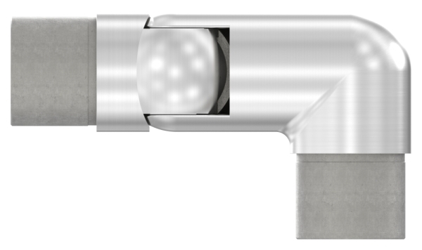 Gelenkstueck V2A fuer Rohr Ø 42-4 x 2-0 mm rechts steckbar geschliffen K240-88-1156258-320.R
