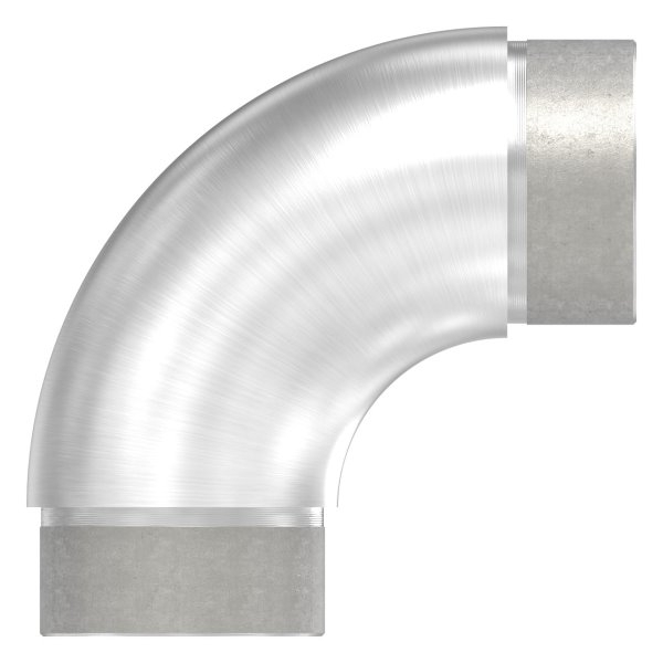 Rohrbogen 90° rund, für Rundrohr Ø 48,3x2,0 mm V2A