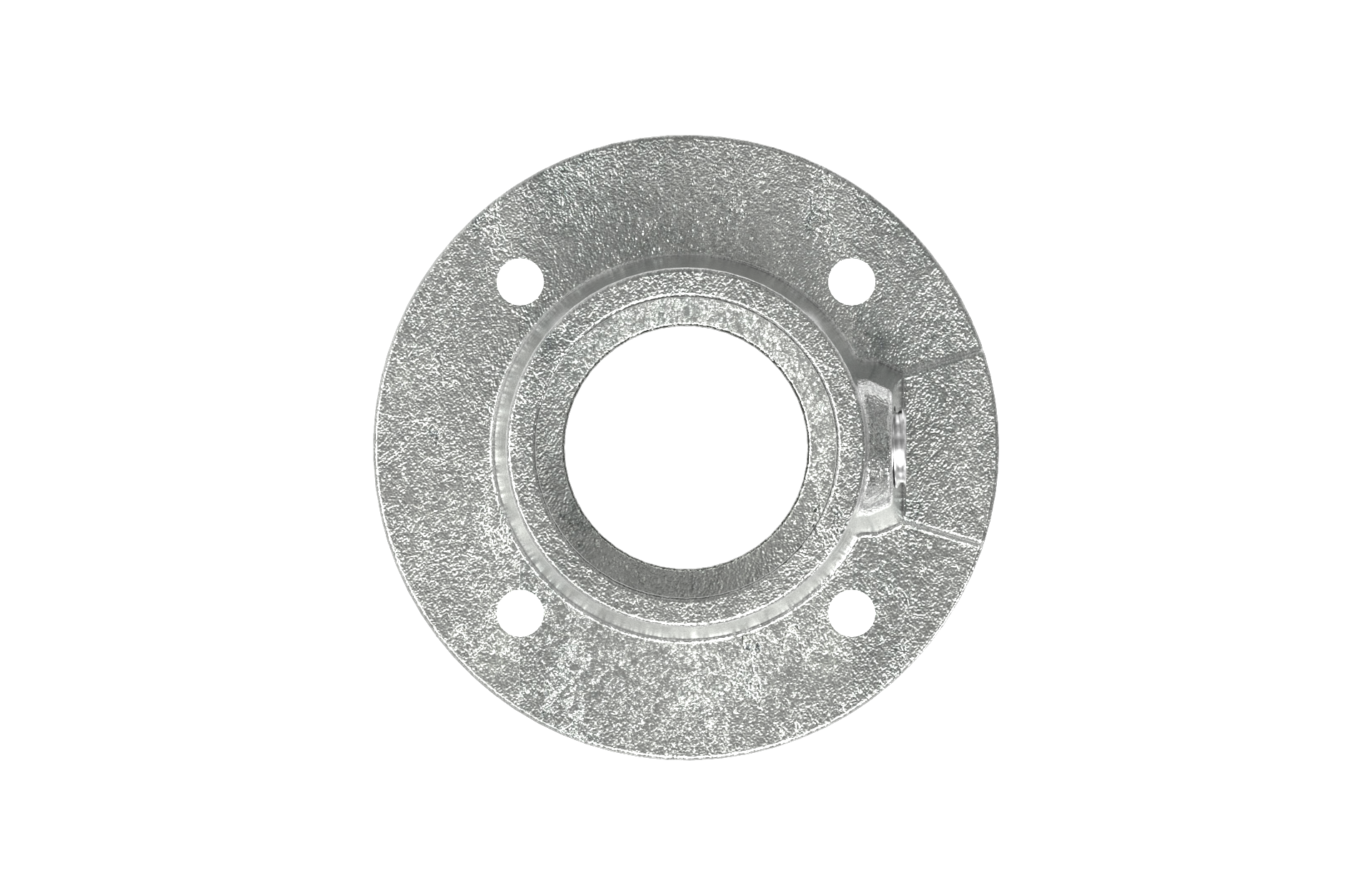 Rohrverbinder - Wandbefestigung rund - 131E60 - 60-3 mm - 2- - Feuerverzinkt u. Elektrogalvanisiert-131E60