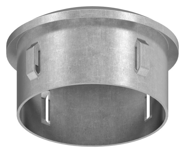 Stahlstopfen - leicht gewoelbt - fuer Ø 60-3x1-8-2-2 mm - Stah S235JR- roh-30-2906.8
