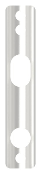 Schlossausgleichsblech Aluminium fuer 33-7 mm Rundrohr gerade-88-1159615.ALU