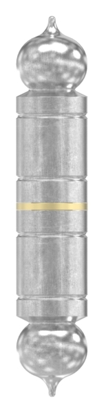 Zierscharnier Stahl 20 mm Ø Dorn 11 mm glatt-88.113822
