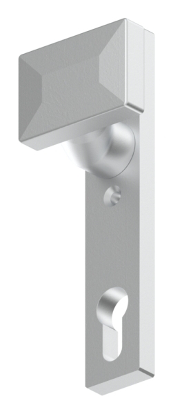 Alu-Türdrücker | Form: gekröpft | Aluminium EV1