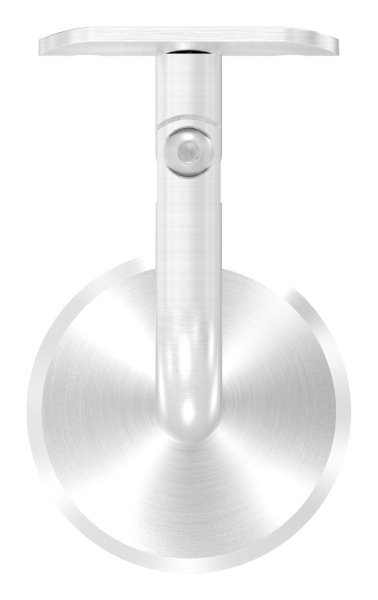 Handlaufhalter mit Gelenk und Halteplatte für Ø 42,4 mm V2A