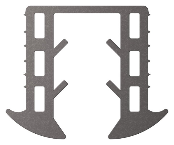Keildichtung EPDM fuer Glas 8-00–10-76 mm- Nut 24x24 mm- L = 6000 mm-88-1160360-GU.6M