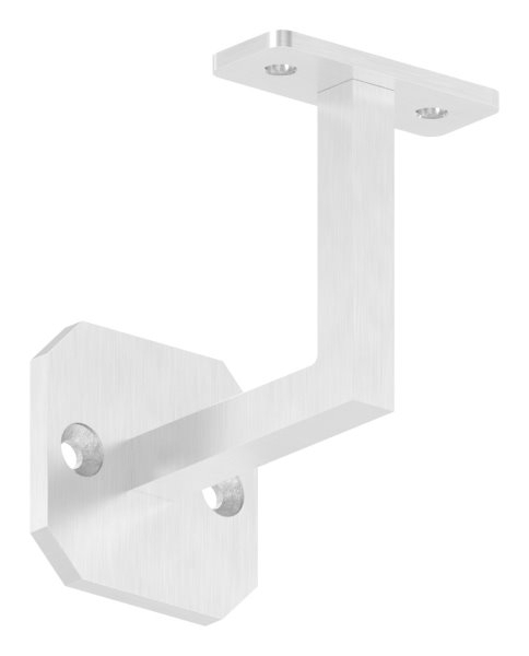Handlaufhalter eckig mit gerader Halteplatte