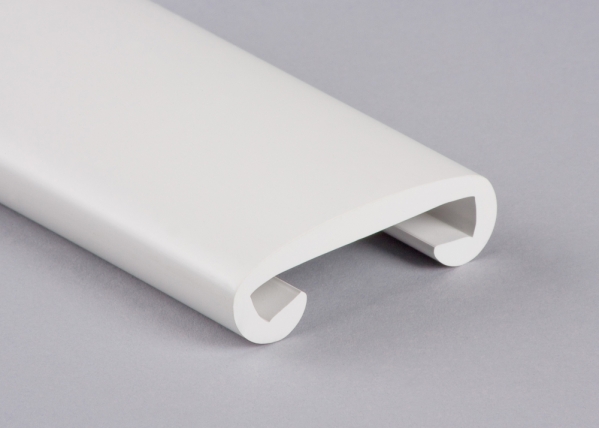 Kunststoffhandlauf fuer 50 x 8mm- signalweiss- 25 Meter-88-11F508.008