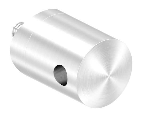 Seilhalter für Zwischenpfosten | Für Seil Ø 5 mm | Anschluss Ø 42,4 mm | V2A