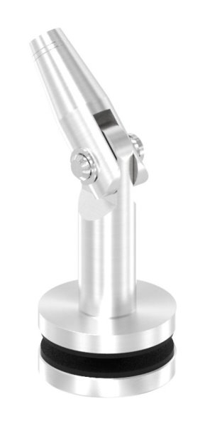 Vordachsystem abgehangen Edelstahl V4A Punkthalter Ø 52 mm ohne Zugstange-88-1150640-V4A.OZ