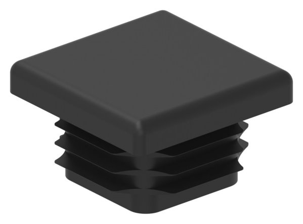 Kunststoffkappe für Quadratrohr 30x30mm
