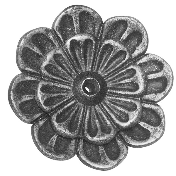Rosette / Zierteil | Doppelrosette Ø 95x4 mm | Stahl (Roh) S235JR