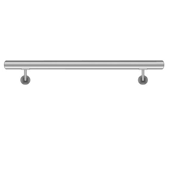 Handlauf V2A 42-4 x 1500 mm poliert-89-11AM1500L-A.4