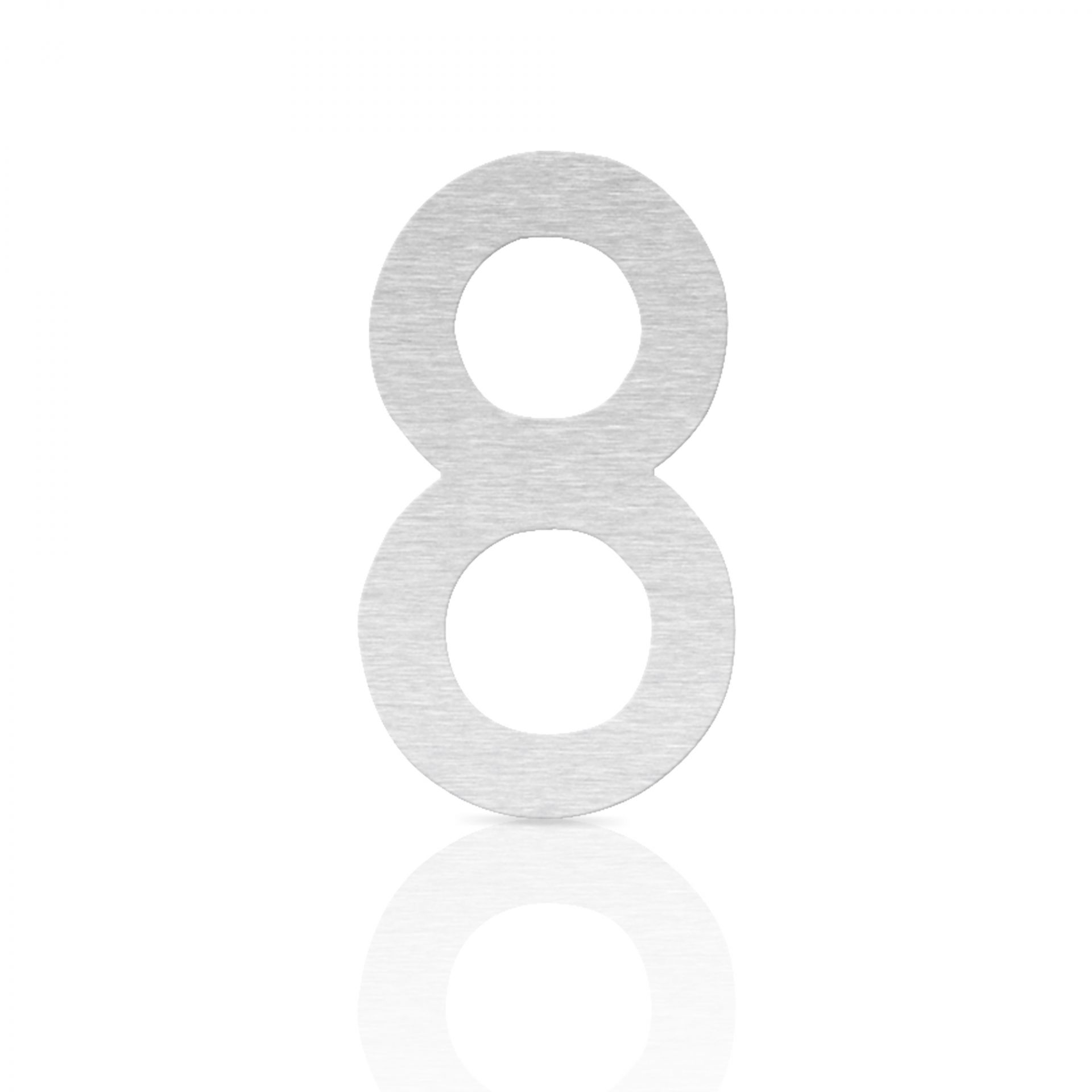 Hausnummer 8 Edelstahl 100 x 160 mm-88-1164208.072
