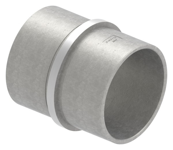 Rohrverbinder V2A fuer Rohr 60-3x2-5 mm mit Mittelsteg-11-3377.4