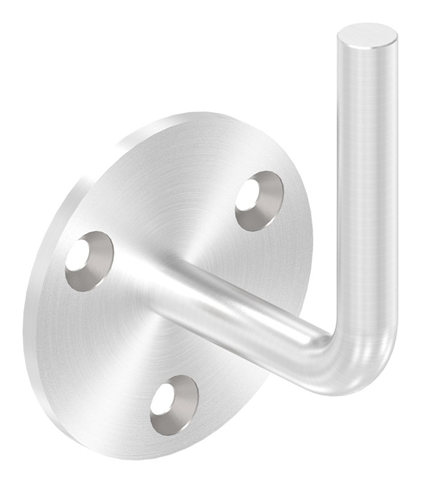 Handlaufhalter mit Ronde 70x4 mm zum Anschweißen V2A