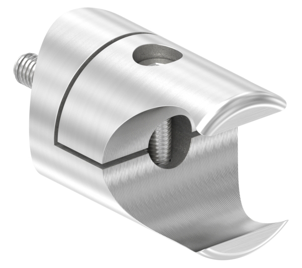 Blechhalter für Klemmprofil 27mm Anschluss: 42,4mm