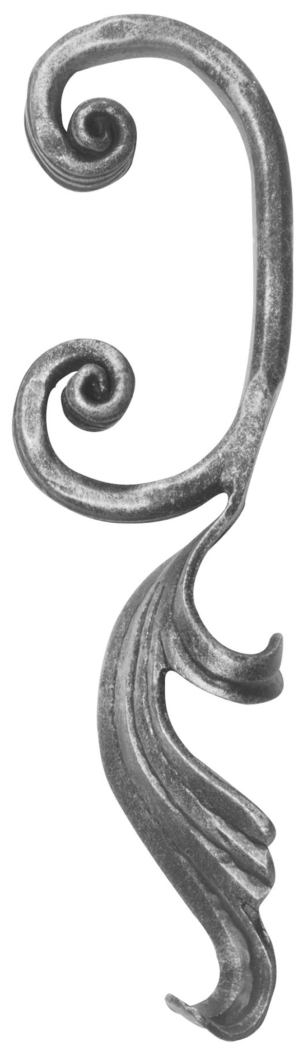 Meisterbarock - Masse- 65x225 mm - Material- 16x8 mm - Stahl S235JR- roh-30-1799.8