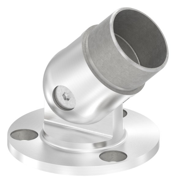 Wandhalter flexibel für Rundrohr Ø 48,3x2,0 mm | V2A