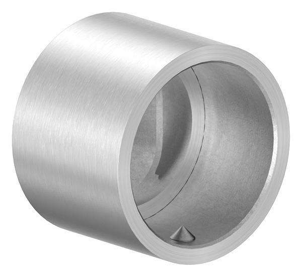 Wandanschluss für Rundrohr Ø 33,7 mm aus V2A