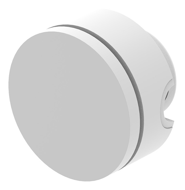 BRENK-fix® Halter Ø 50mm, Kunststoff, reinweiss 4 Stück