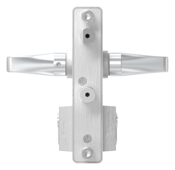 Gittertorschloss GTS 2 fuer Rohrstaerke 60-80mm- montagefertiges Set-88-1156704-ALU.BL