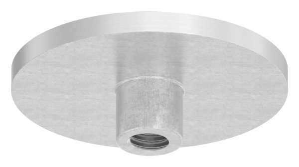 Platte flach mit M8 fuer Rohr Ø 48-3 mm V2A-11-5268.4