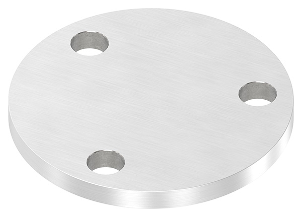 Ankerplatte | Maße: 100x8 mm | Längsschliff | V2A