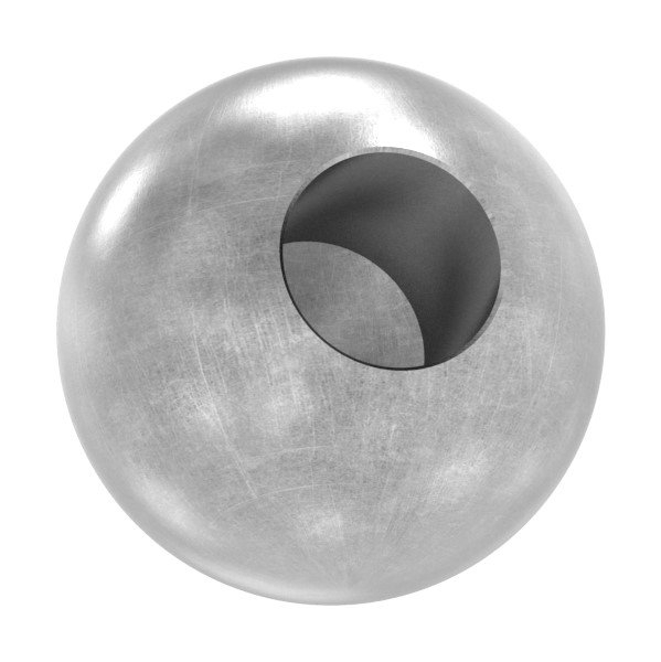 Massivkugel V2A Ø 30 mm mit Sackloch Ø 12-3 mm glatt-30-2739.8