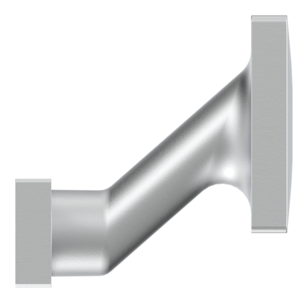 Alu-Türdrücker | Maße: 30x245x10 mm | Form: gekröpft | Aluminium EV1