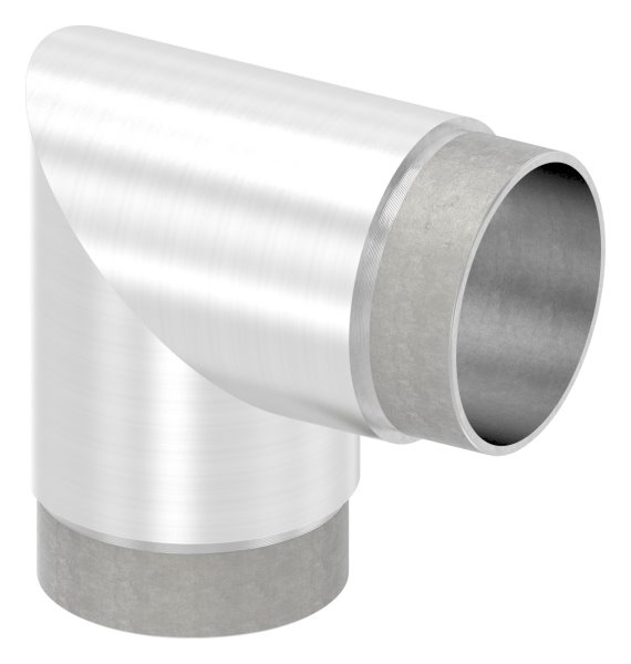 Eckbogen 90°, für Rundrohr Ø 60,3x2,0 mm V2A