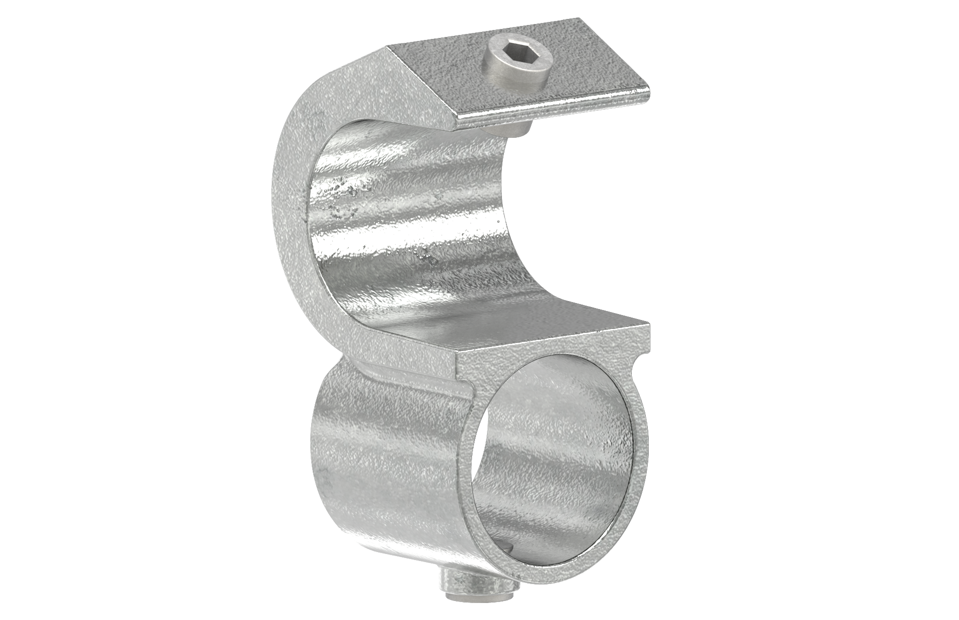 Rohrverbinder - Kreuzstueck - 201D48 - 48-3 mm - 1 1-2- - Feuerverzinkt u. Elektrogalvanisiert-201D48