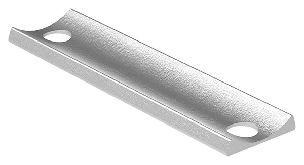 Schlossausgleichsblech Aluminium fuer Rundrohr 60-3mm Locinox kompatibel-88-1159616.ALU