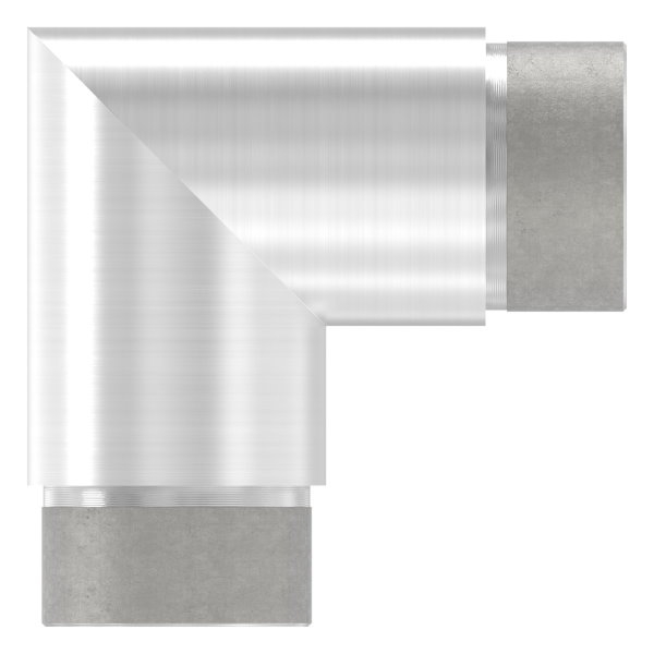 Eckbogen 90°, für Rundrohr Ø 42,4x2,0 mm V2A