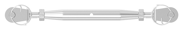 Wantenspanner | Gabel/Gabel | Gewinde M6 | V4A
