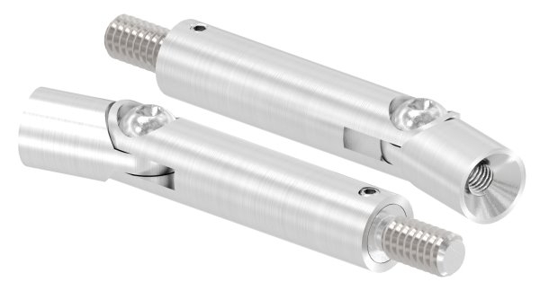 Edelstahl Gelenkstift Ø 14 x 76 mm - verstellbar - Kombi M8 Aussen- - M6 Innengewinde -V4A-88-1150232-V4A.V