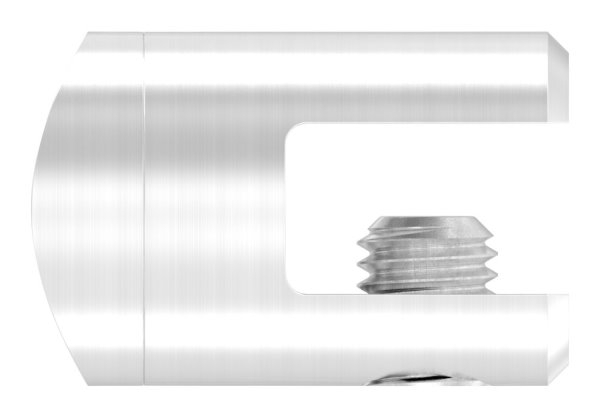 Querstab-Plattenhalter V2A Edelstahl Ø 25 mm – Anschluss 42,4 mm inkl. Schrauben