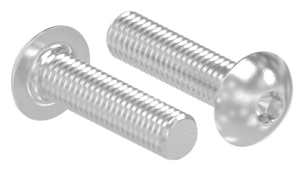 Rundkopfschraube V2A M5x20 Innensechskant DIN 7380-1-13-0014.4