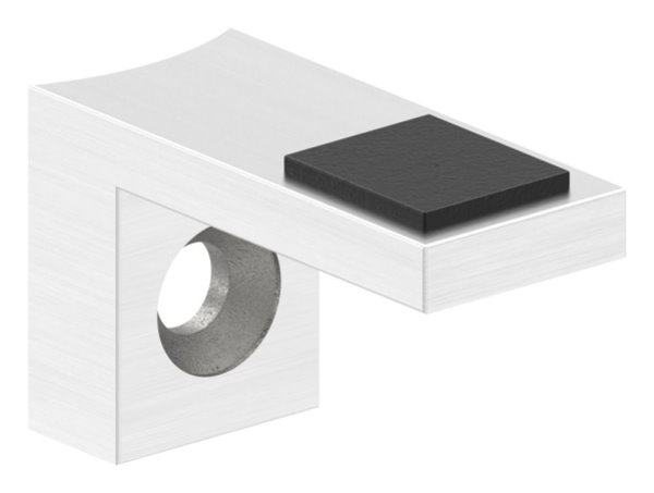 Plattenhalter | Halteplatte | Scheibensicherung für Glas Ø 42,4 mm V4A