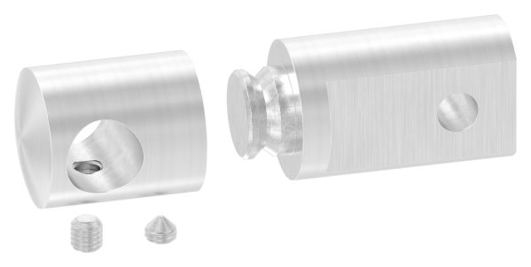 Querstabhalter V2A Edelstahl – zwischen zwei FLACHeisen fuer Rundstaebe 12 mm-11-1071.4