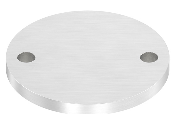 Ankerplatte | Maße: 120x10 mm | Längsschliff | V2A