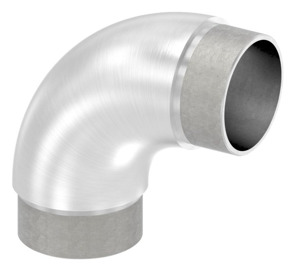 Rohrbogen 90° rund, für Rundrohr Ø 48,3x2,0 mm V2A