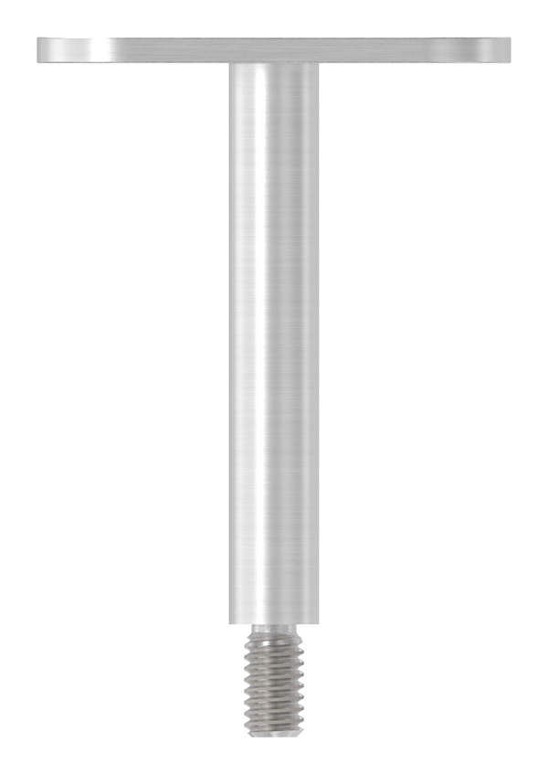 Handlaufstift Edelstahl V2A Ø 12 mm H- 78 mm mit gerader Anschlussplatte-88-1160710.240