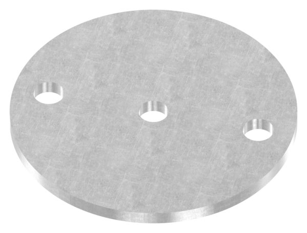 Ankerplatte 120x6 mm 3 Bohrungen |  Stahl roh
